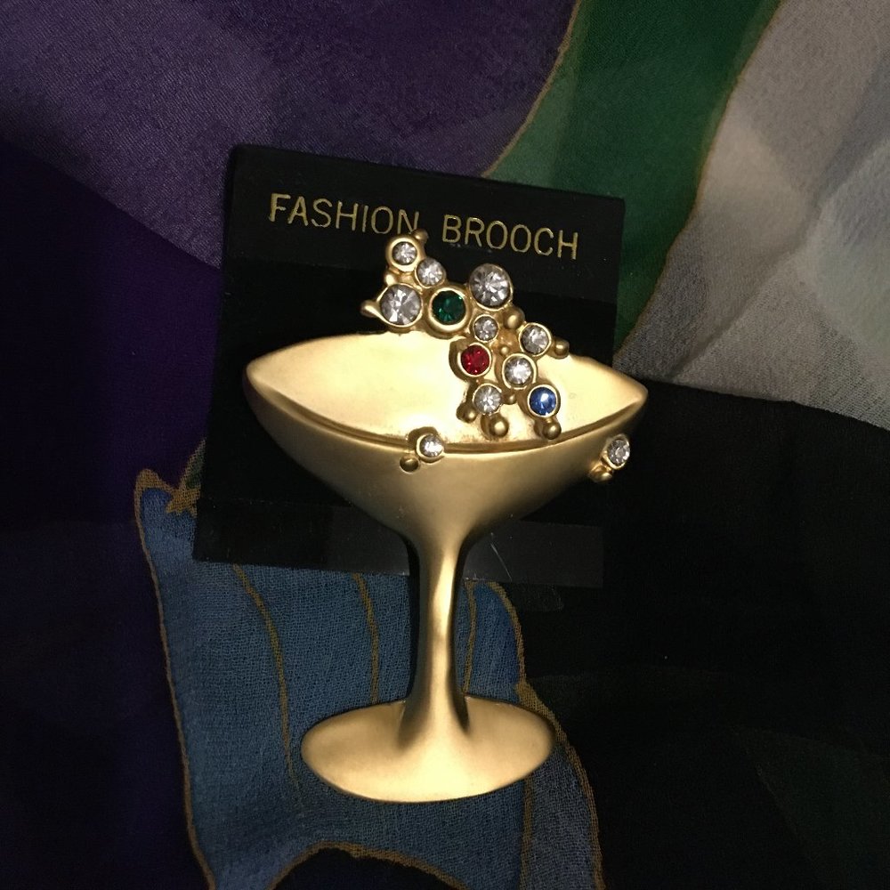 Fashion Cocktail Brooch